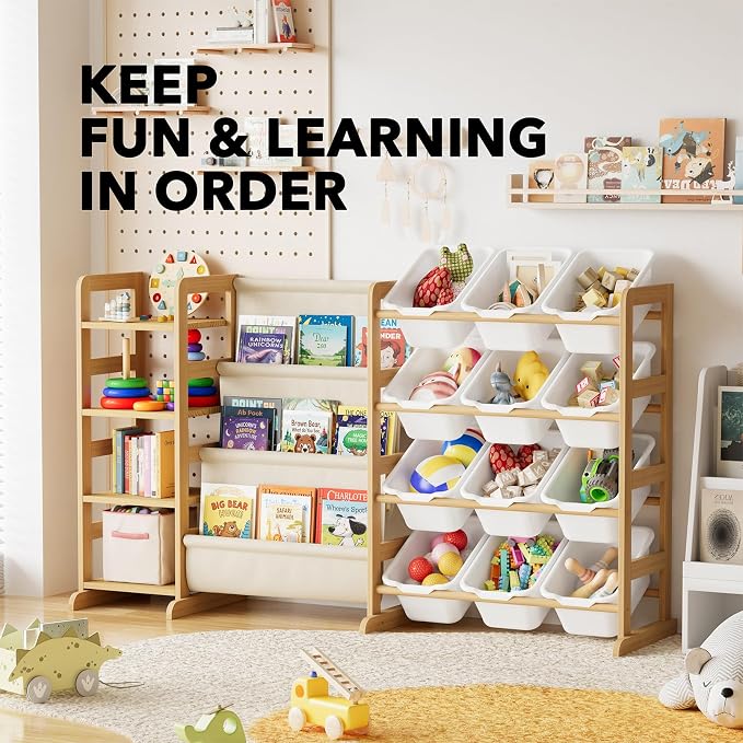 SpaceAid 3-in-1 Toy Storage Organizer - Image 5