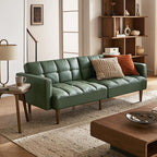 mopio 76.4" Futon Sofa Bed, Sleeper Sofa, Mid Century Modern Futon Couch by MopioInc