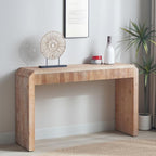 51.8" Wood Console Table for Entryway, Modern Sofa Table Behind Couch by HMFULE