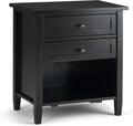 SIMPLIHOME Warm Shaker Bedside Table by SimpliHome