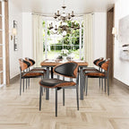 YaFiti Dining Chairs Set of 4, Dining Room and Kitchen Chairs, Mid Century - Image 4