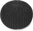 REDEARTH Round Pouf Foot Stool Ottoman by REDEARTH