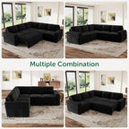 HONBAY Modular Sectional Sleeper Sofa - Image 6