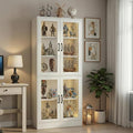 holzart Modern White 5-Tier Display Cabinet by holzart