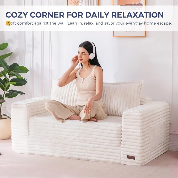 MAXYOYO Convertible Sofa Bed, 2 in 1 Folding Couch Bed - Image 3