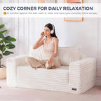 MAXYOYO Convertible Sofa Bed, 2 in 1 Folding Couch Bed - Image 3