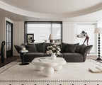 35.03" Cloud Coffee Table for Living Room Unique Coffee Table Modern Low Coffee - Image 6