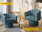 Dewhut Swivel Accent Chair, 360° Swivel Barrel Chair - Image 6