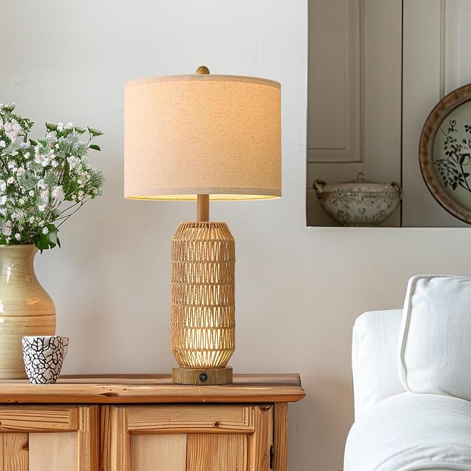 OYEARS 25" Table Lamps Set of 2 - Image 4