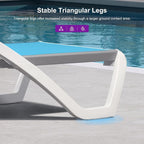 PURPLE LEAF Patio Chaise Lounge Chair - Image 8