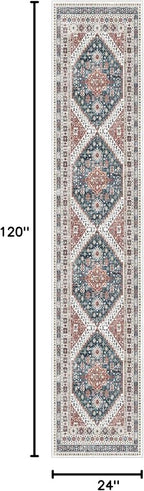 Madane Washable Runner Rugs 2x10 Long - Image 2