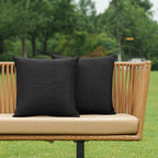 NiNi ALL Pack of 2 Decorative Outdoor Waterproof Pillow Covers Square Garden - Image 8