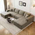 135.4" Cloud Modular Sectional Sofa by Settab