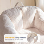 MAXYOYO Folding Sofa Bed with Backrest, Boneless Fold Out Couch Bed with Handle - Image 4