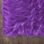Latepis 8x10 Area Rugs for Living Room Fluffy Bedroom Purple Washable Faux Fur - Image 5