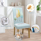 BIETYONE Stretch Dining Chair Covers Set of 4, Soft Removable Washable Kitchen - Image 6