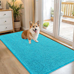 OLANLY Dog Door Mat for Muddy Paws 54x32, Super Absorbent Chenille Mud Mat | by OLANLY