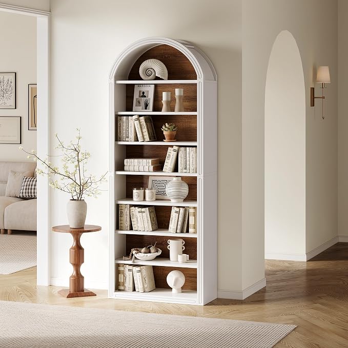 LITTLE TREE 8-Tier Bookcase, 78.7" Tall Bookshelf by LITTLETREE