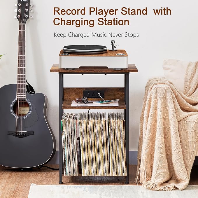 AMHANCIBLE Record Player Stand - Image 2