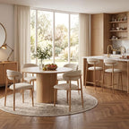 UVV Dining Chairs Set of 4, Metal Kitchen Chairs - Image 3