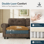 HERA'S HOUSE 3 Pieces Modular Sectional Sofa Sets, Oversized Couch Set - Image 5