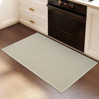 Indoor Front Door Mat Entryway Rug Non Slip Washable Beige 2x3 ft | Front Entry - Image 2