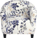 SearchI Club Chair Slipcover Stretch Barrel Chair Covers Printed Tub Chair by SearchI