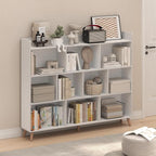 Furinno Claude Book Shelf, 10-Cube Mid Century Style Bookshelf, Storage - Image 2