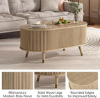 42.5" Oval Lift Top Coffee Table - Image 4