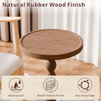 Small Side Table, Rubberwood‌ Drink Table - Image 4