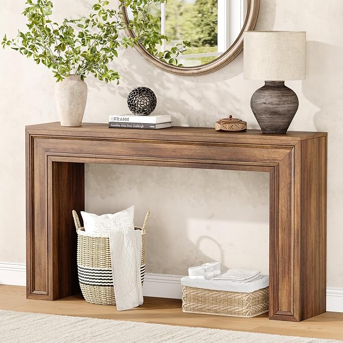 Rresyet 55 Inch Long Console Table, Sofa Table Behind Couch, Entryway Table by ReinventingtheGoodinLife