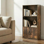 Furinno Gruen Book Shelf, 3-Tier Bookshelf, Bookcase - Image 4