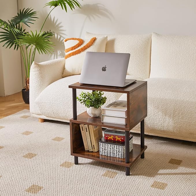 Aibiju Side Table for Bedroom, End Table Small, Mid-Century Modern Nightstand - Image 4