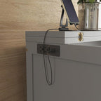 Queen Size Murphy Bed with USB Port and Removable Shelves on Each Side - Image 6