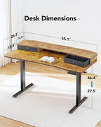 HUANUO 55″ x 26″ Electric Standing Desk - Image 2