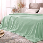 BEDELITE Fleece Blanket Soft Plush King Bed Blanket Mint Green 108"x90" | Ultra by BEDELITE