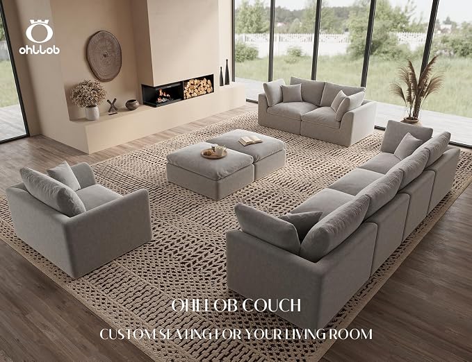 ohllob Middle Back for Cloud Sectional Couches Living Room - Image 5