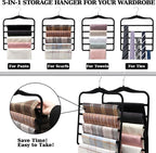 Closet Organizers and Storage, 5 Pack Velvet Pants-Hangers-Space-Saving - Image 3