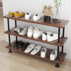 MUZIK 3-Tier Industrial Pipe Table Leg Set, Iron Base Legs Rustic Iron Pipe - Image 7
