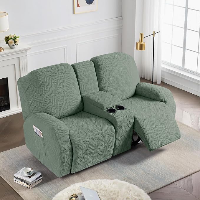 Ruaozz Loveseat Recliner Covers - Image 7