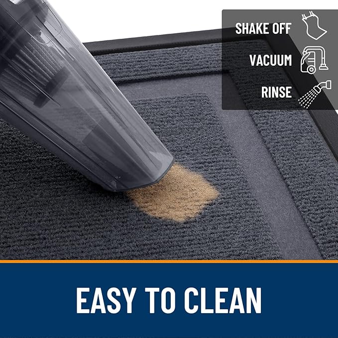 OLANLY Front Door Mat Outside 71x47, All-Season Heavy-Duty Rubber Doormat | - Image 6