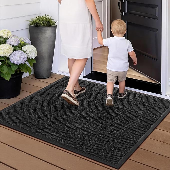 Front Door Mat, Heavy Duty Waterproof Doormat 73"x46", Stain Fade Resistant - Image 9