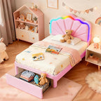 Twin Multifunctional Upholstered Bed，Children’s Bed - Image 3