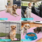 OLANLY Dog Door Mat for Muddy Paws 47x24, Super Absorbent Chenille Mud Mat | - Image 7