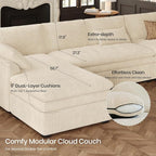 Belffin Large Modular Sectional Sofa - Image 4