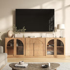 BELLEZE 3-Piece Modular Sideboard Cabinet Freely Configurable, Modern Wood - Image 5