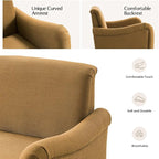 EcoHarbor Living 50.5" Mid-Century Modern Couch, Upholstered Sofa - Image 5