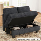 Belffin 45.6” Chenille Loveseat Module - Image 2