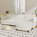 Ball & Cast 107.8" Large 4-Seater Modular Sectional Sofa Bed - Image 4