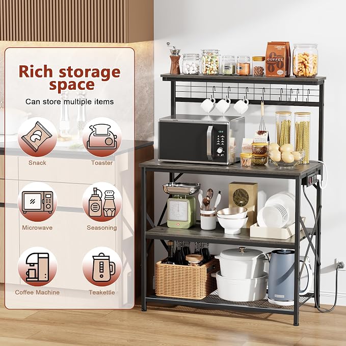 Furologee Kitchen Bakers Rack - Image 8